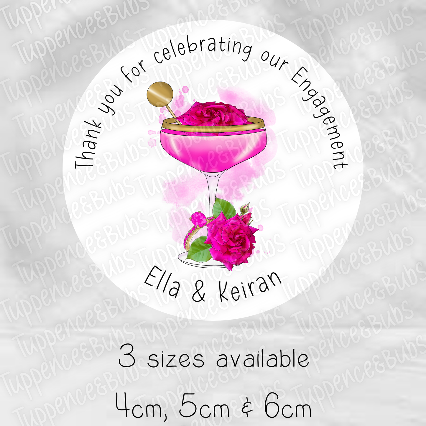 Engagement Stickers - 7 Colours