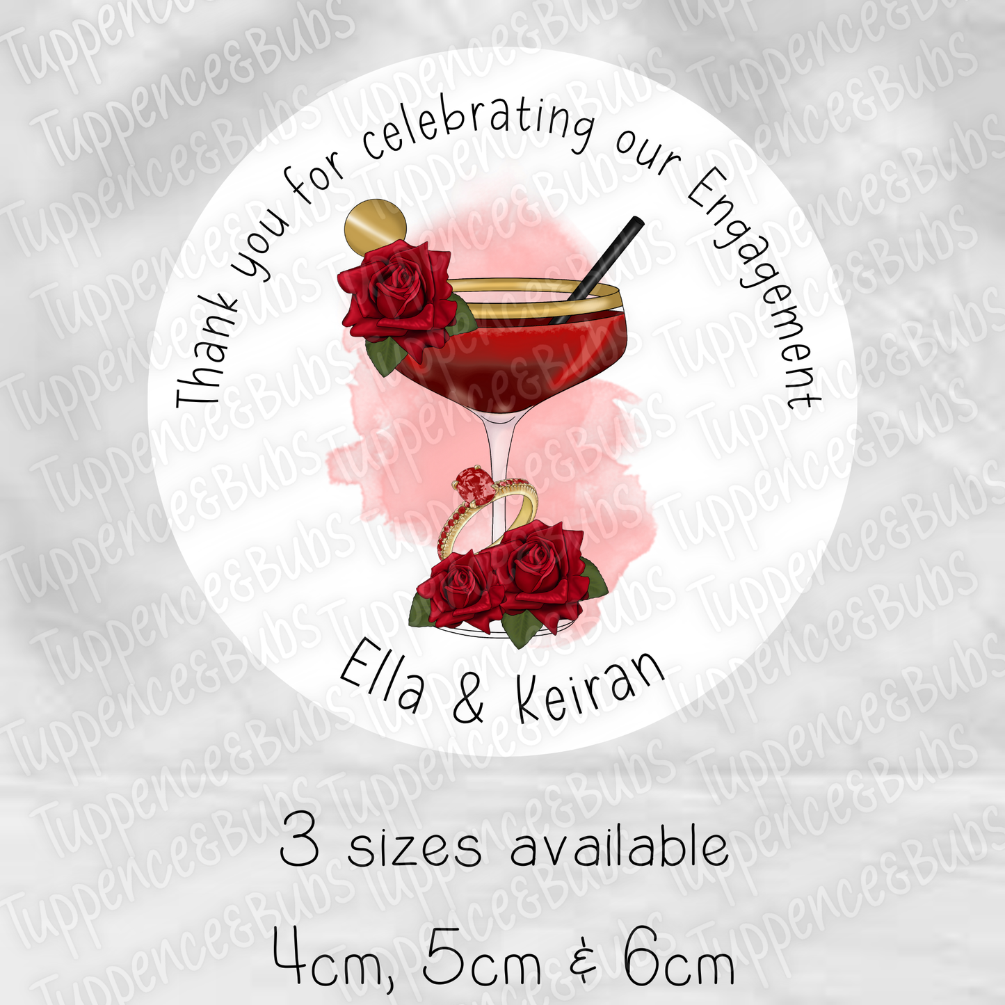 Engagement Stickers - 7 Colours