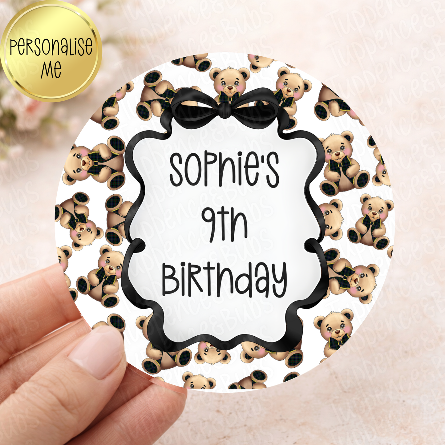 Teddy Bear Themed Stickers