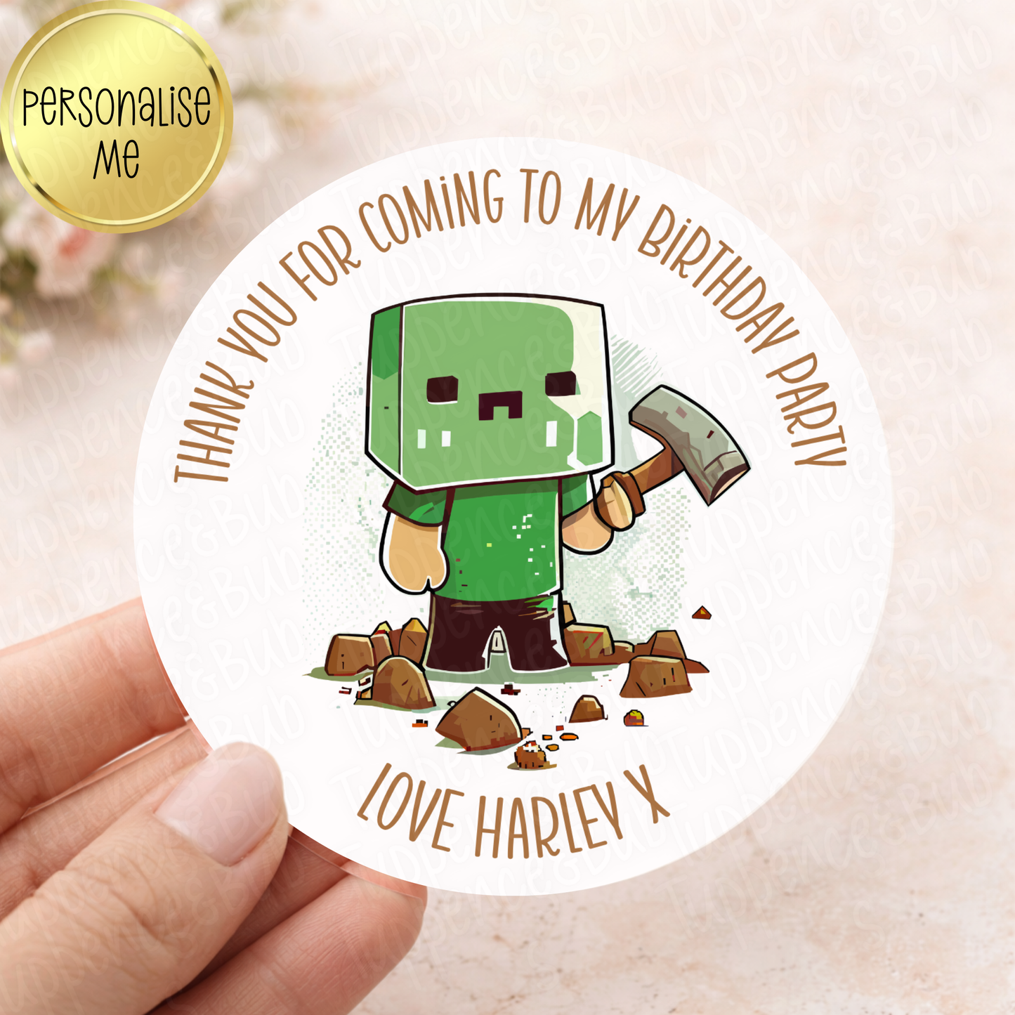 Creeper Inspired Stickers
