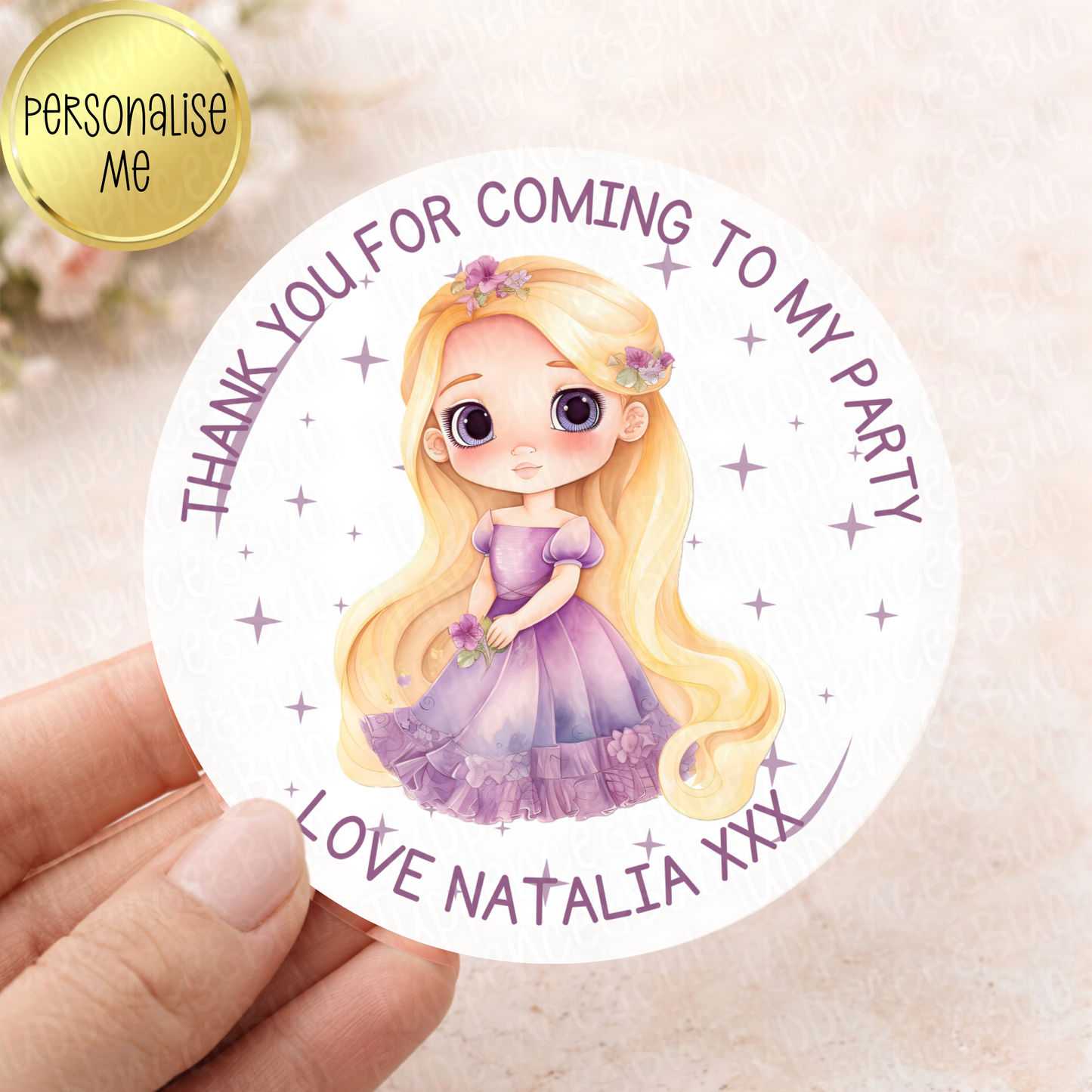 Rapunzel Inspired Stickers
