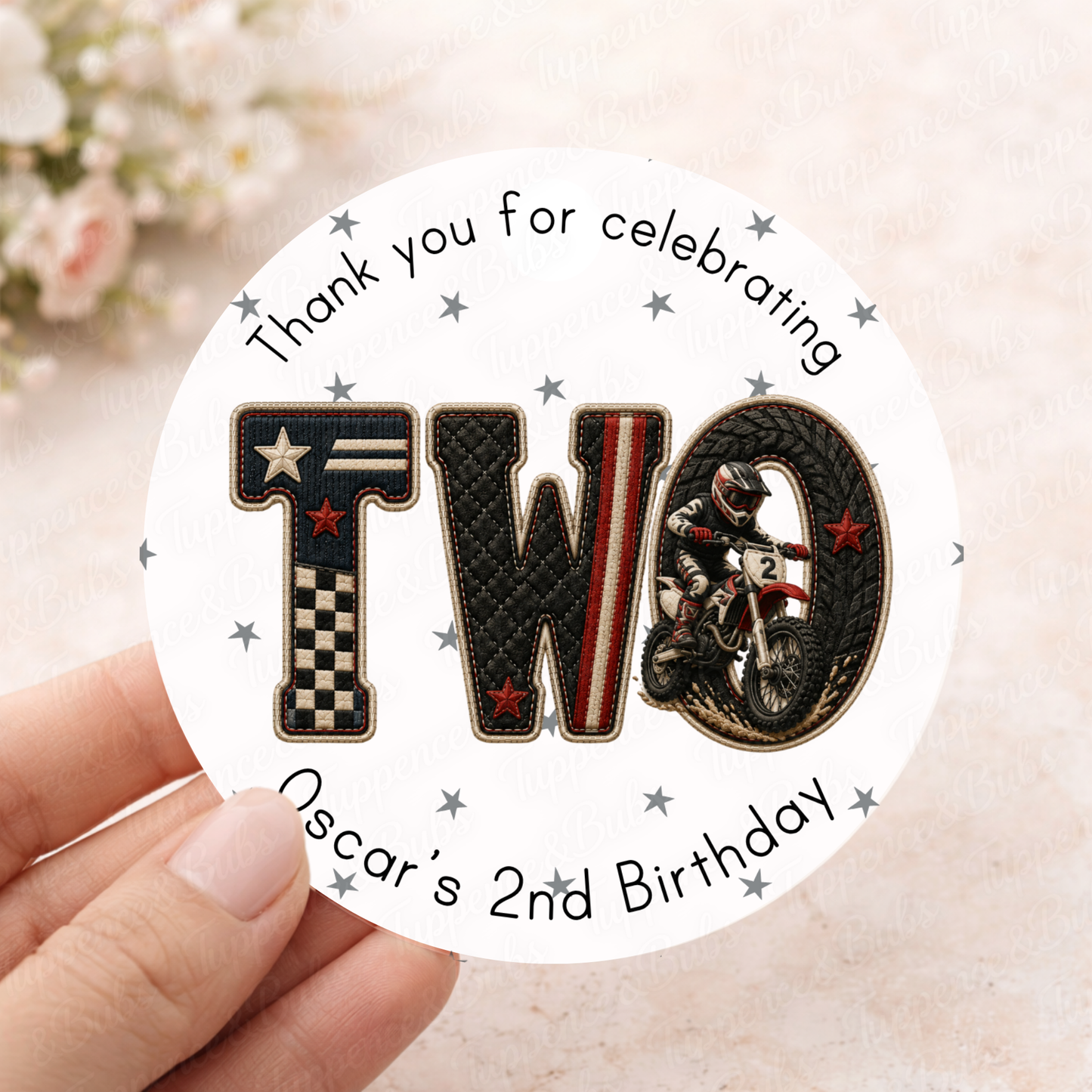 Motorbike Themed Stickers
