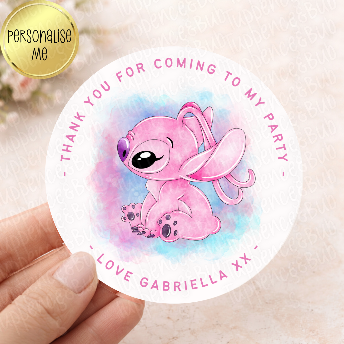 Angel Inspired Stickers - Perfect for Party Bags & Sweet Cones