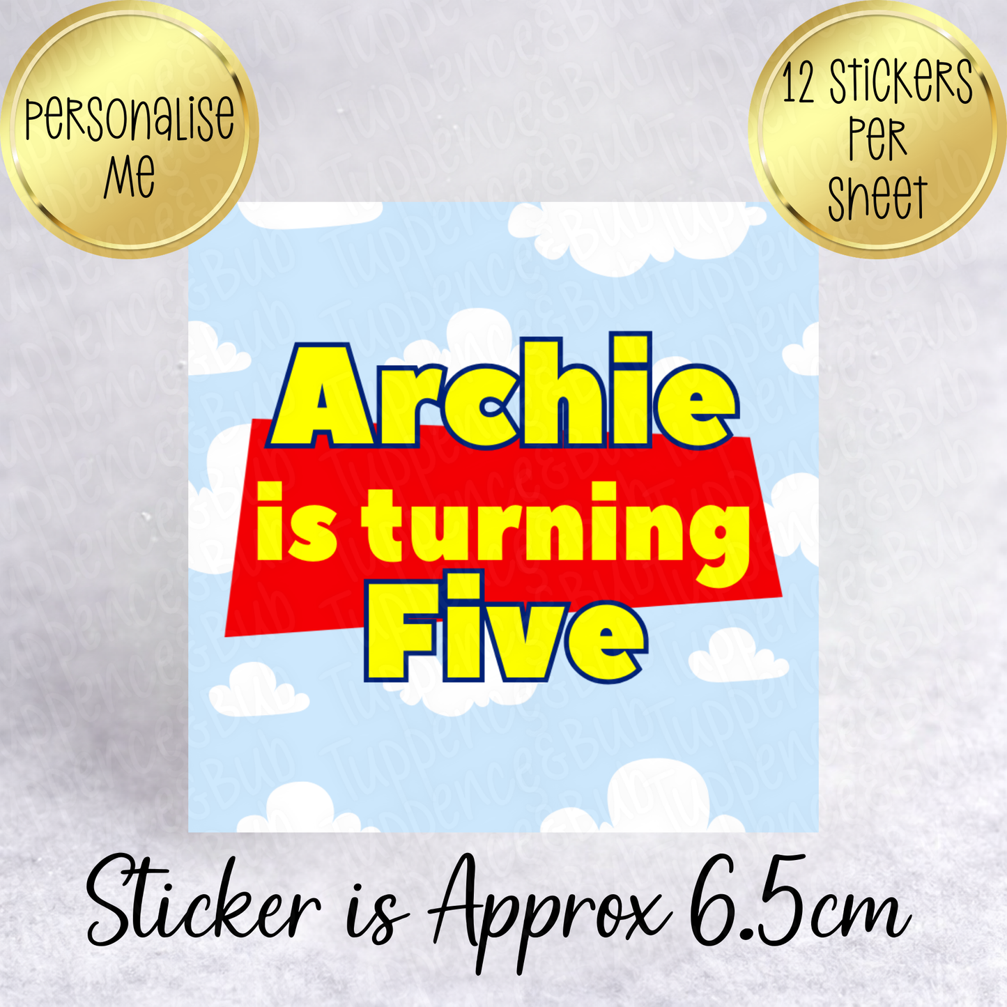 Toy Inspired, Square Stickers