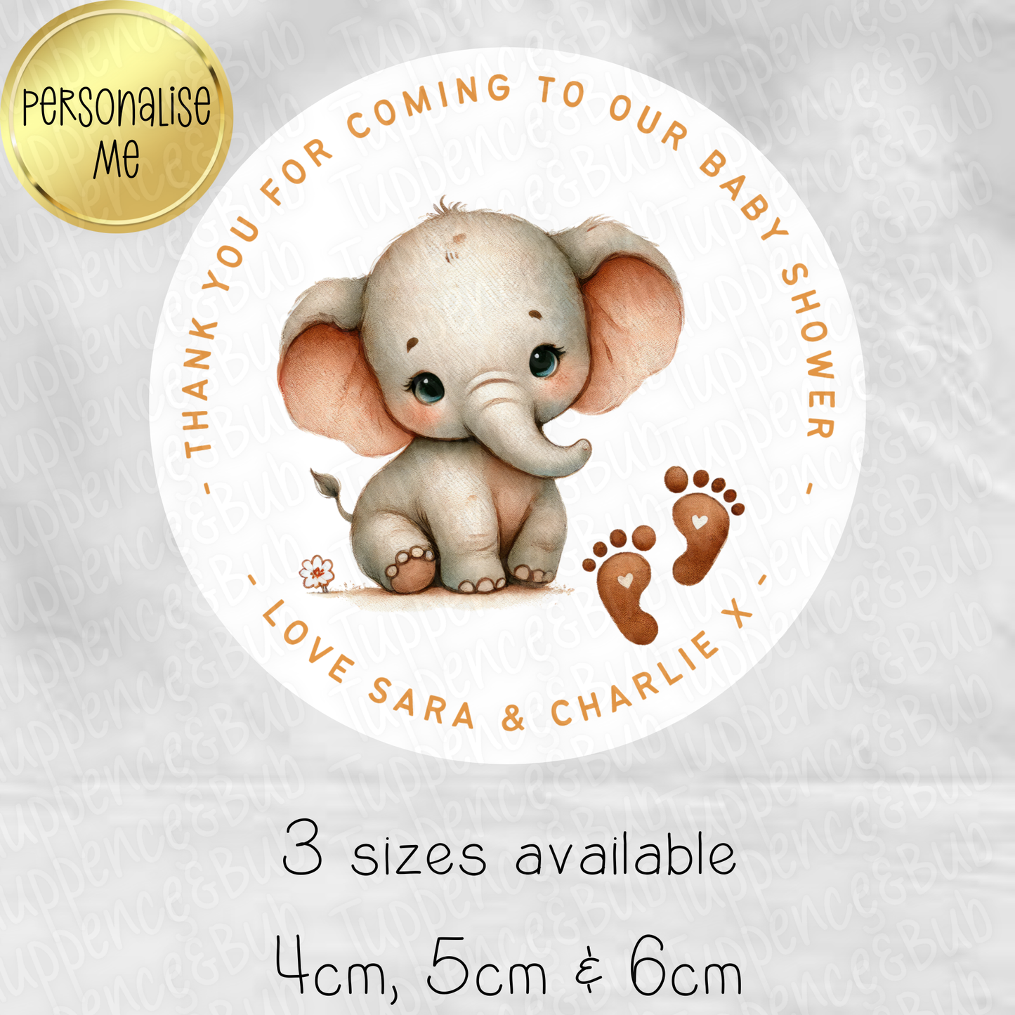 Elephant Themed Stickers