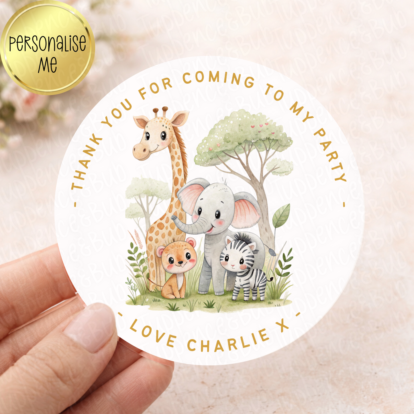 Safari Themed Stickers