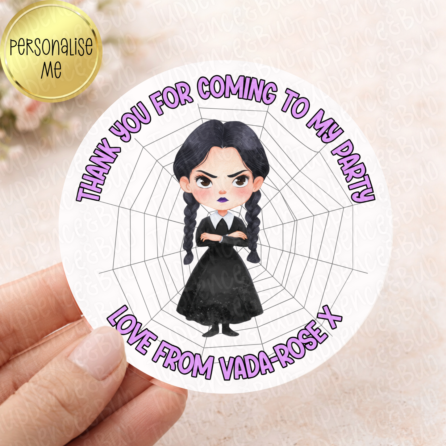 Wednesday Inspired Stickers