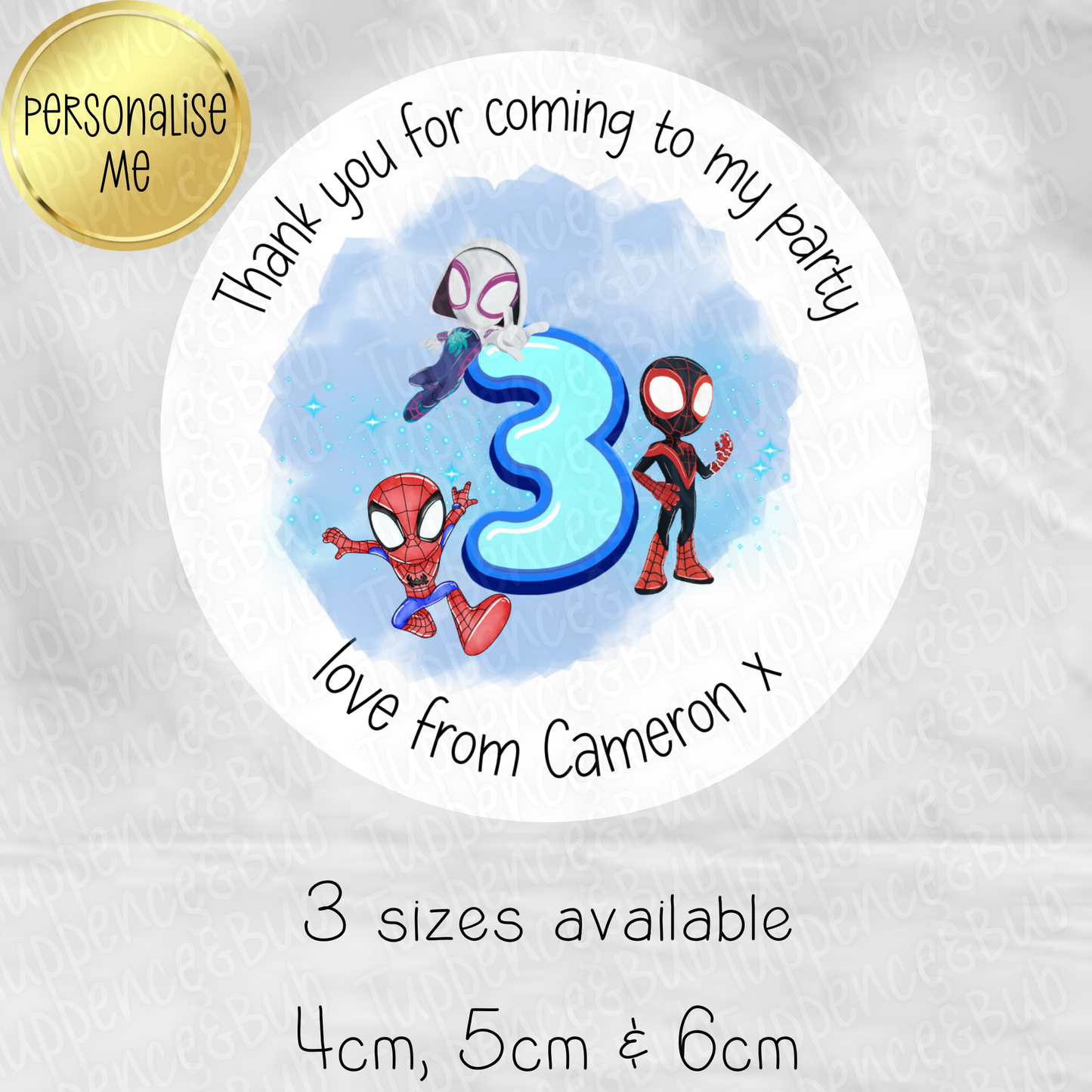 Spider Inspired Stickers