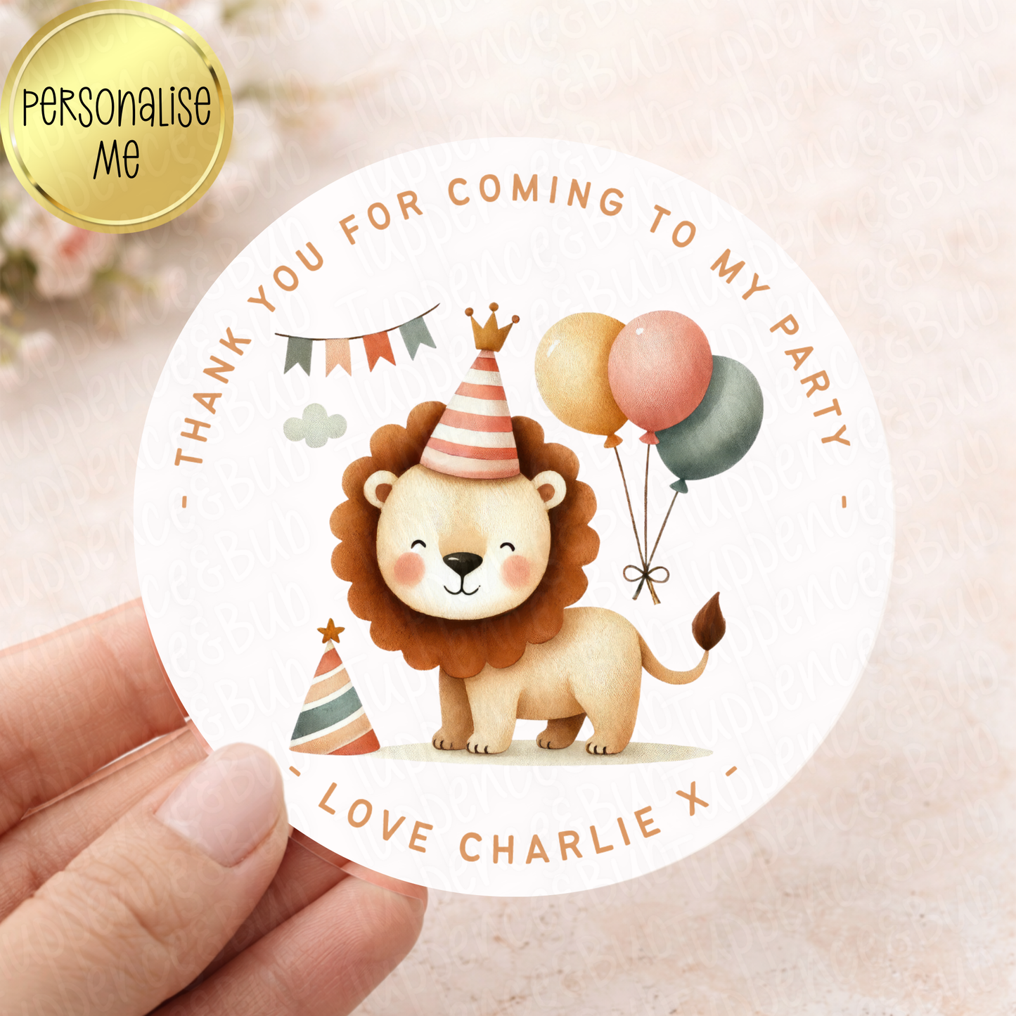 Lion Themed Stickers