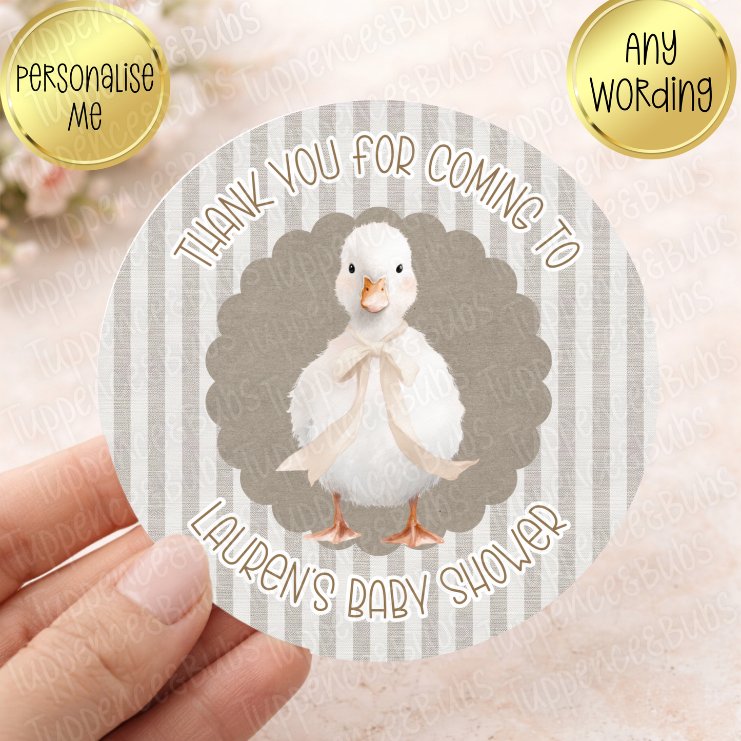 Duck Themed Baby Stickers