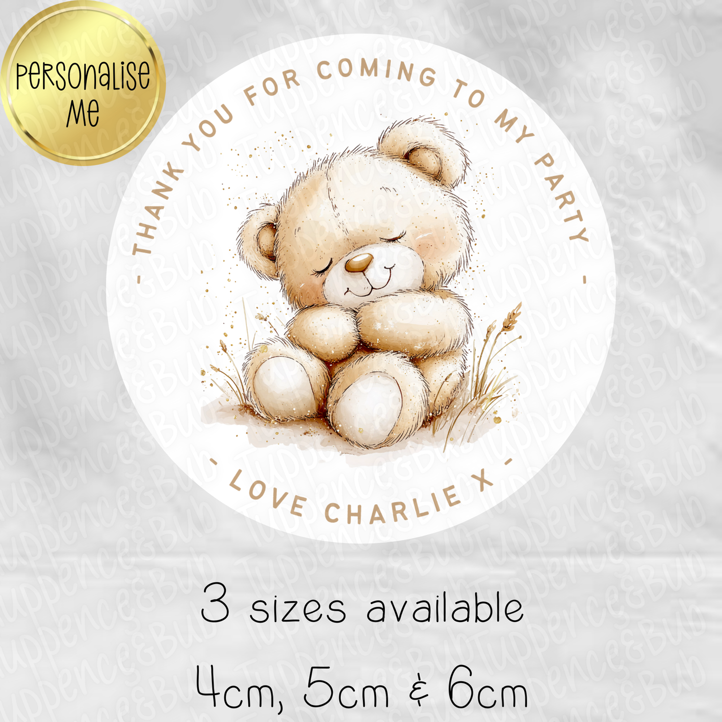 Teddy Bear Themed Stickers