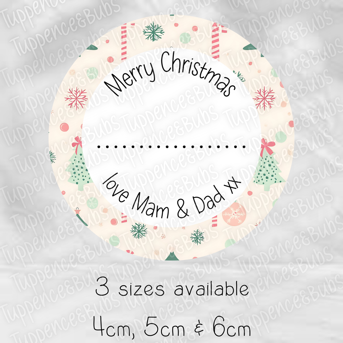 Christmas Themed Gift Labels - 3 Designs