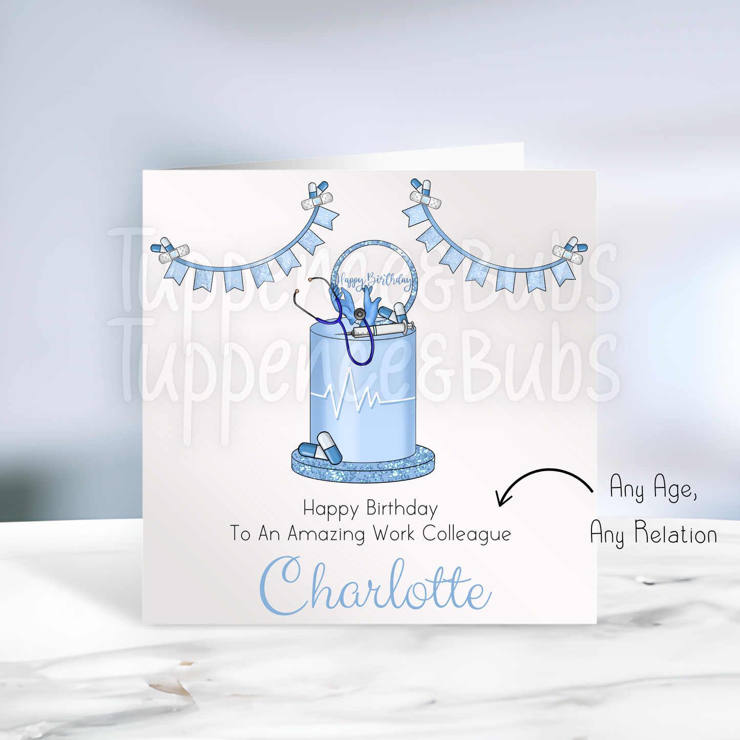 Nurse Inspired Card - Birthday - Leaving