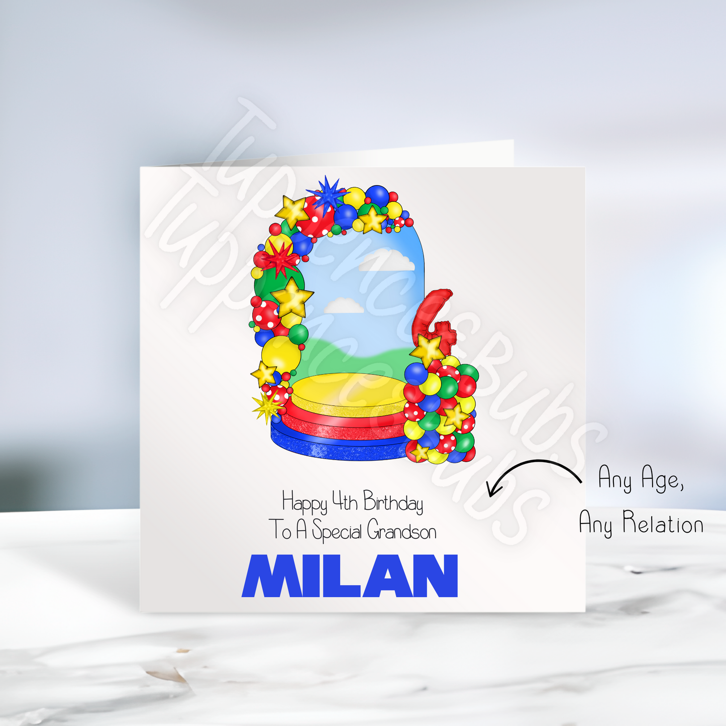 Super Mario Inspired Birthday Card