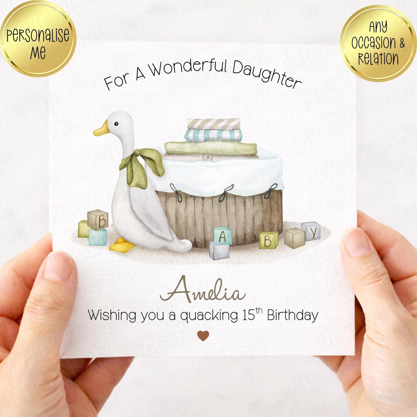 Goose Themed Card