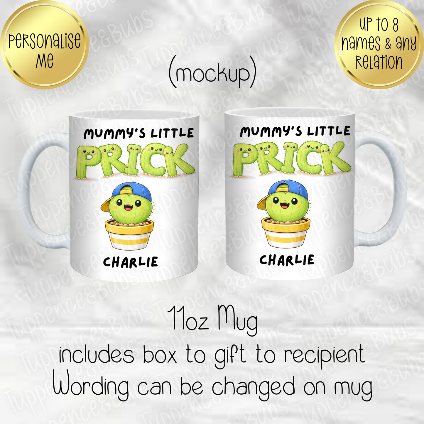 Little P*icks Funny Mug - Up to 8 Names