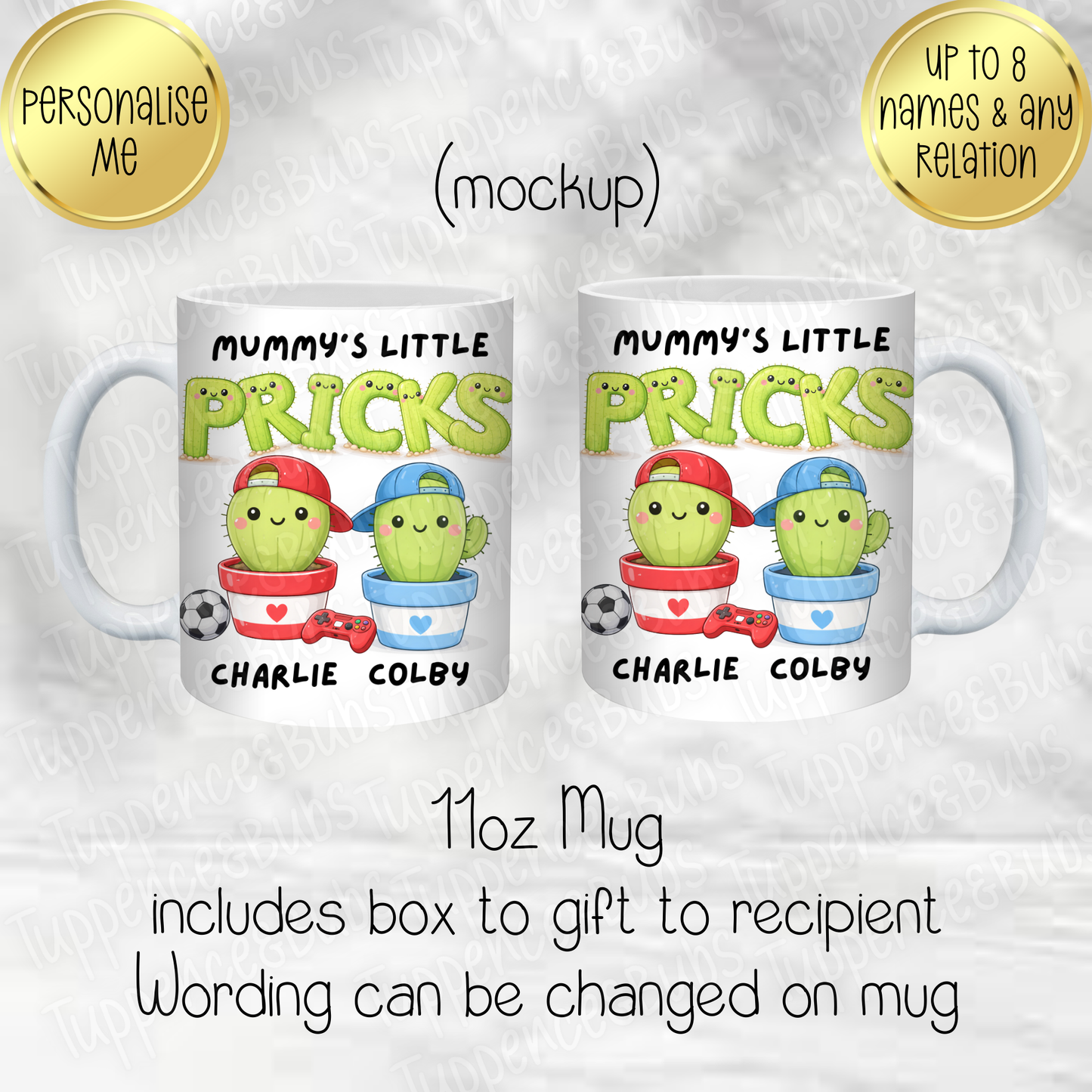 Little P*icks Funny Mug - Up to 8 Names