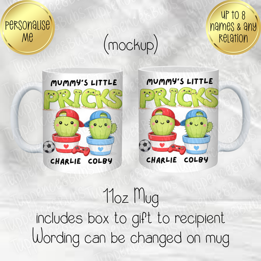 Little P*icks Funny Mug - Up to 8 Names