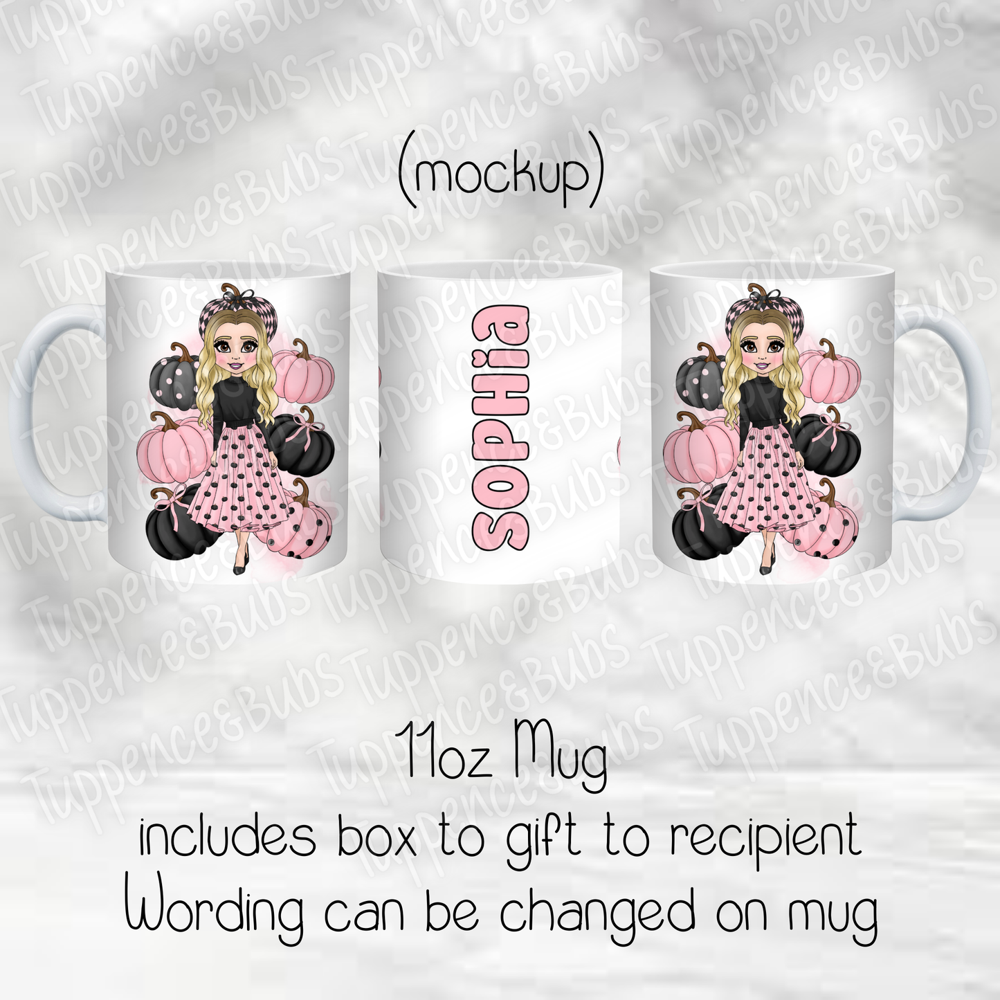 Pink & Black Pumpkin Birthday Gift Bundle