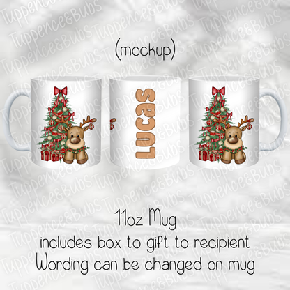 Red Reindeer Themed Christmas Gift Bundle