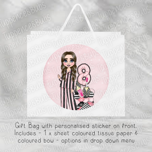 Black & White Themed Gift Bag - 2 Sizes