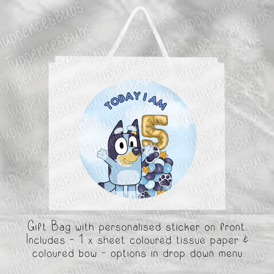 Bluey/Bingo Themed Gift Bag