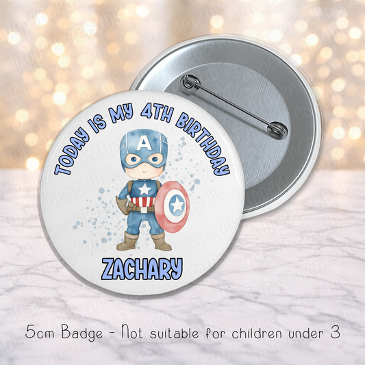 Captain Character Themed Badge