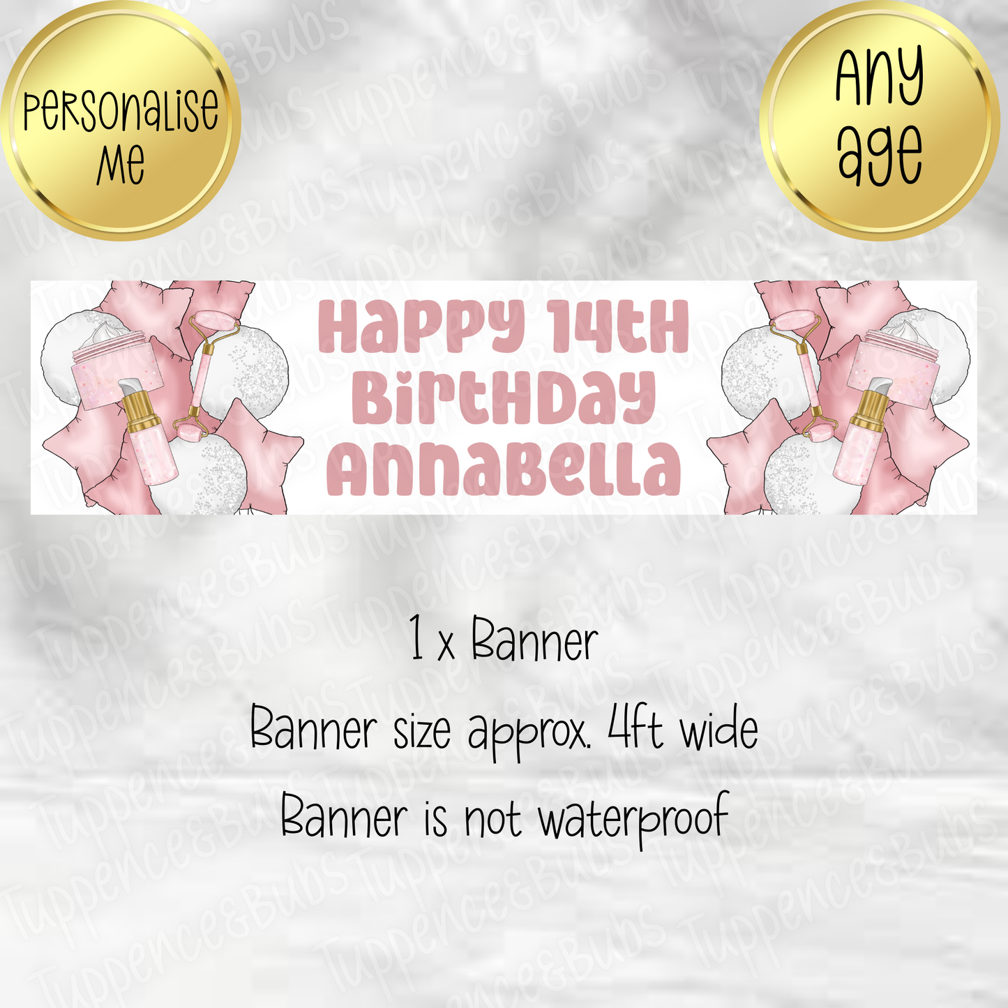 Skin Care Themed Banner