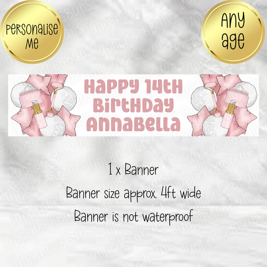 Skin Care Themed Banner