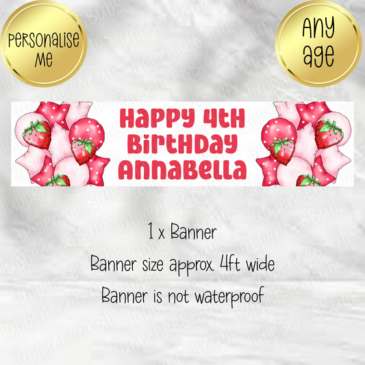 Berry Themed Banner