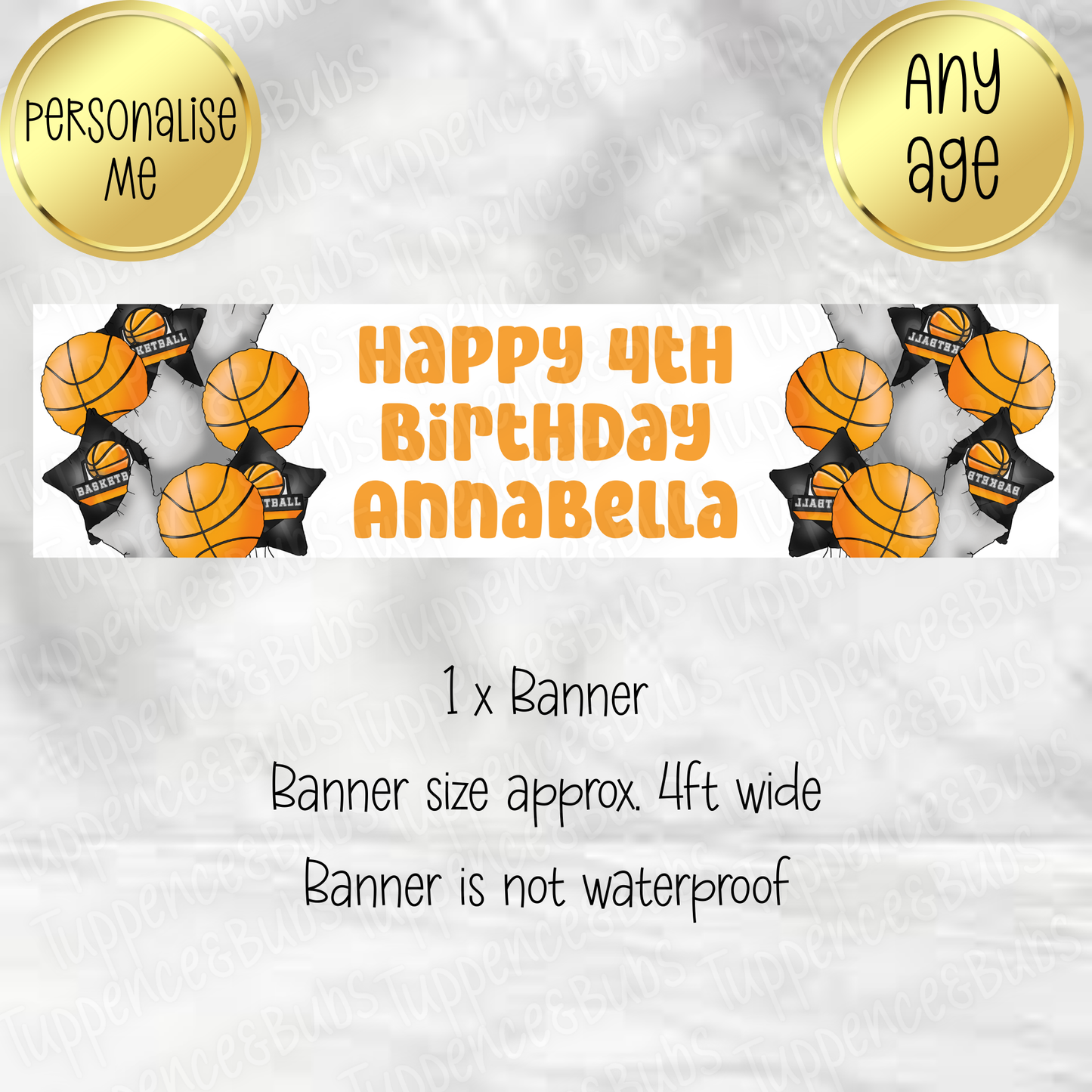 Basketball Themed Banner