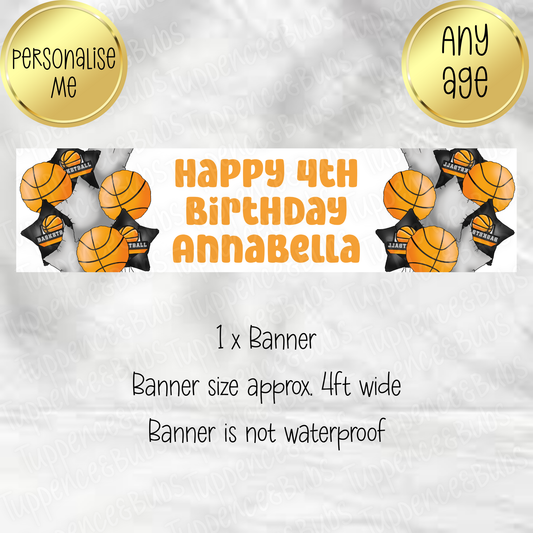 Basketball Themed Banner