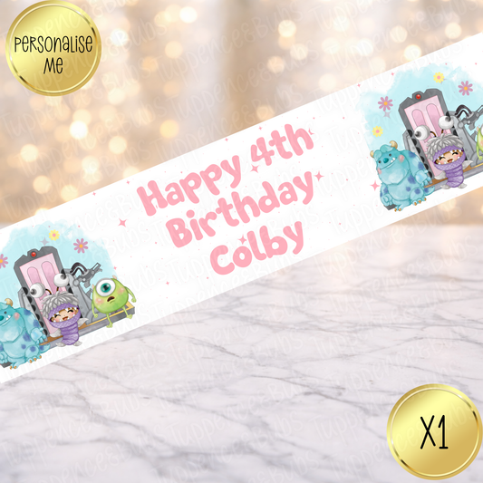 Monsters Inc Themed Banners