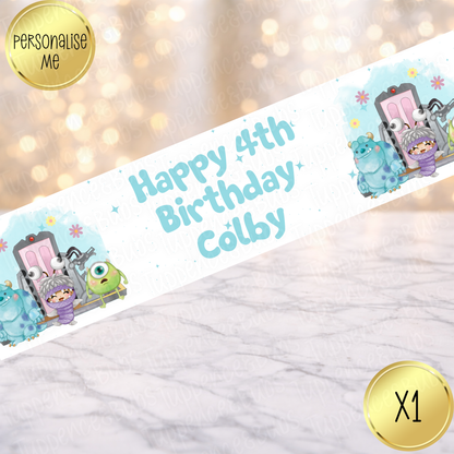 Monsters Inc Themed Banners