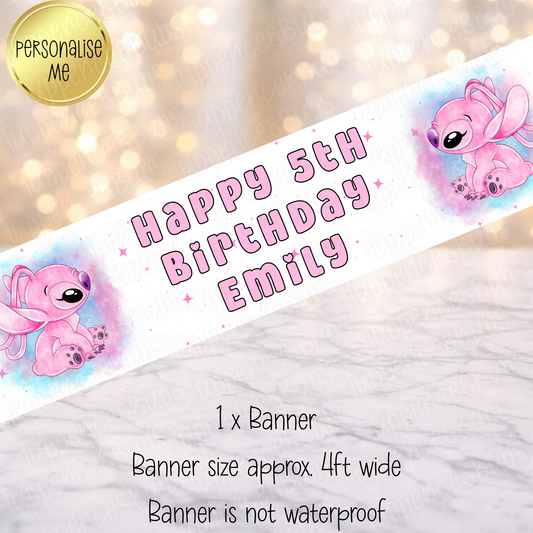 Angel Inspired Birthday Banner