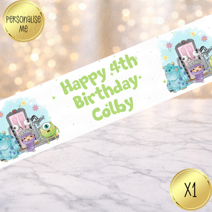 Monsters Inc Themed Banners
