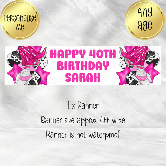 Rodeo Themed Banner