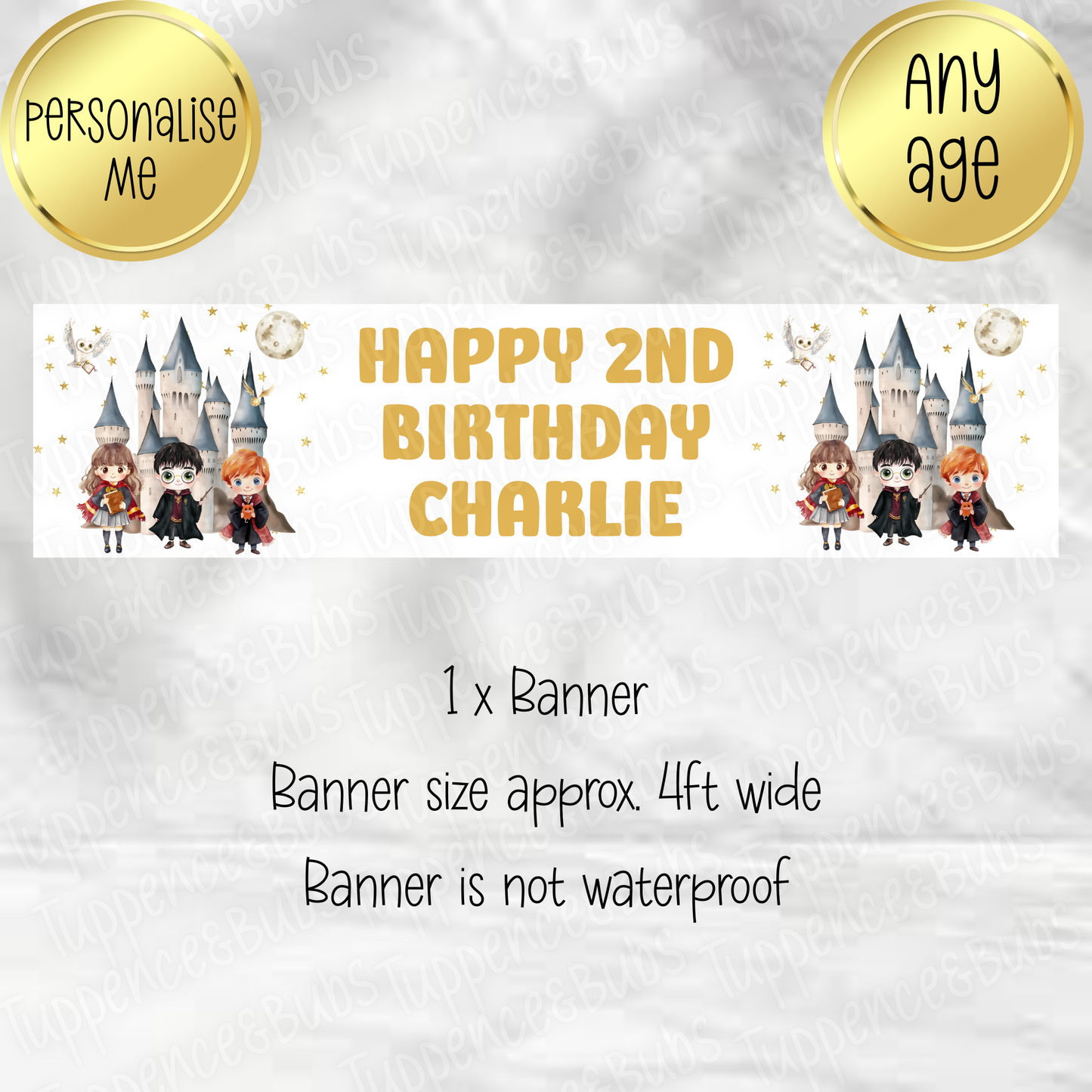 Wizard School Themed Banner