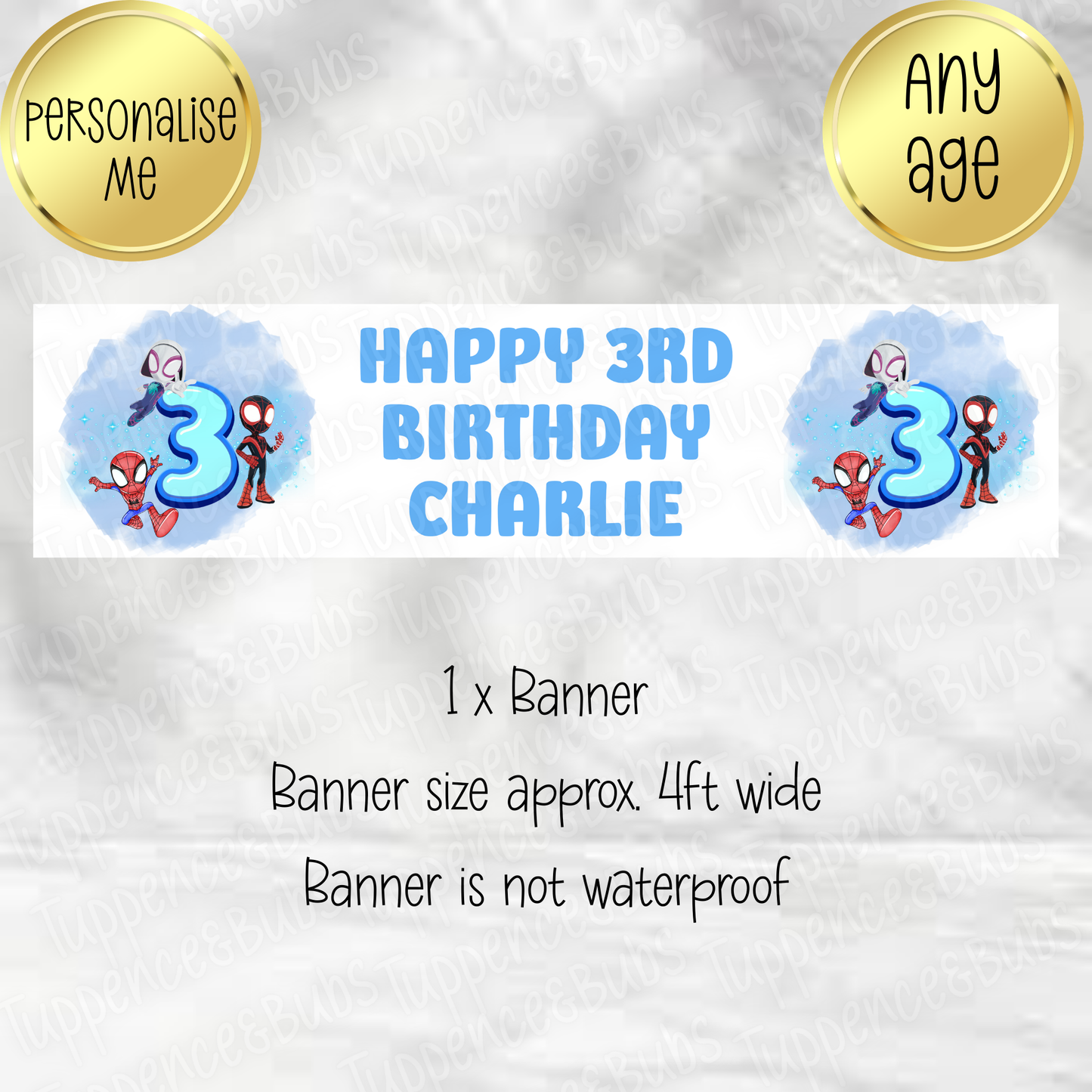 Spider Themed Banner