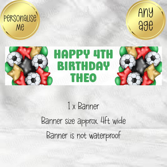 Football Themed Banner