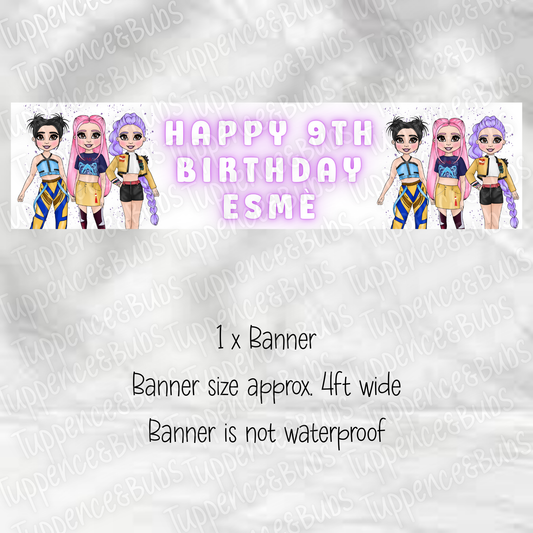 Pop Inspired Banner