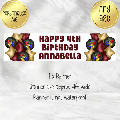 Wizard School Themed Banners - 4 Designs