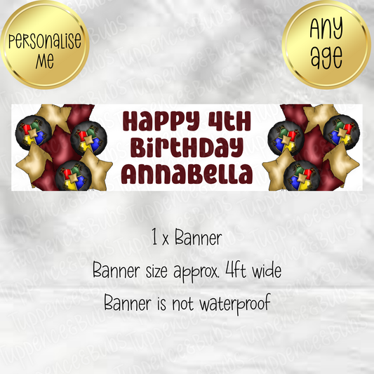 Wizard School Themed Banners - 4 Designs