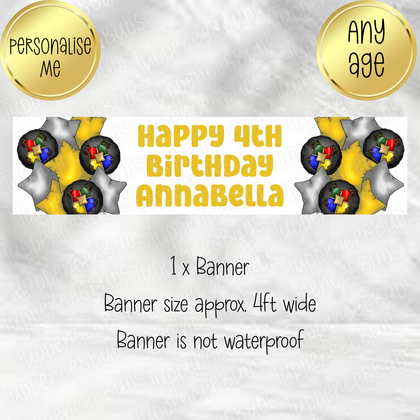 Wizard School Themed Banners - 4 Designs