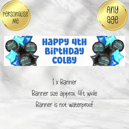 Gaming Balloon Banner - 3 Colours