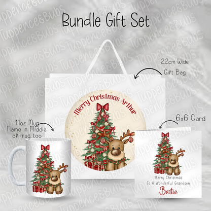 Red Reindeer Themed Christmas Gift Bundle
