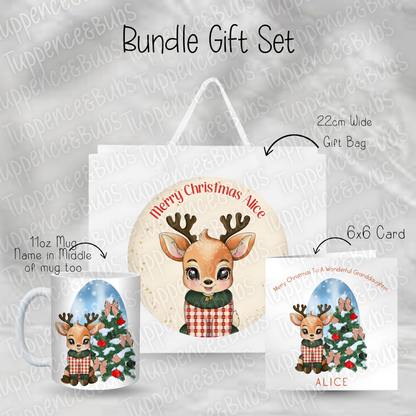 Tartan Reindeer Themed Gift Bundle