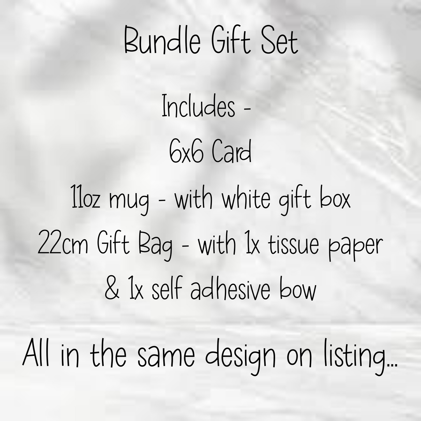 Blue Beauty Inspired Gift Bundle - Mug, Card & Gift Bag