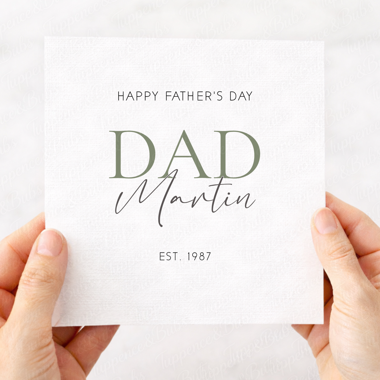 Custom Father's Day Card