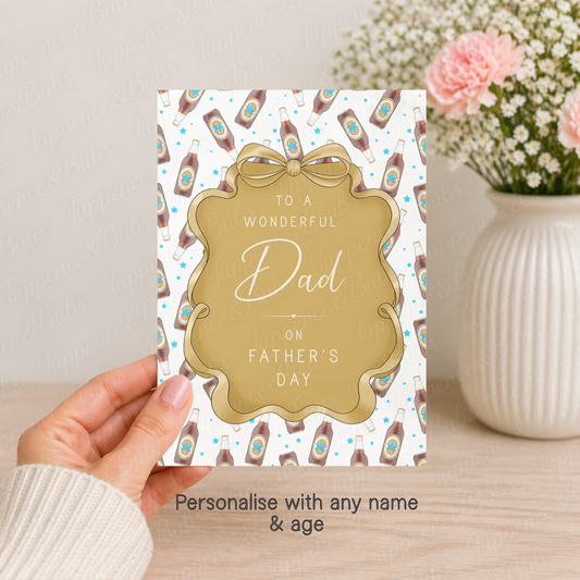 Brown Ale Father's Day Card